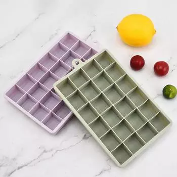 Силиконовый лед 24 сетки квадратная форма DIY большой емкости легко извлекается быстрозамороженный многоразовый летний лед безопасность изготовления артефакт