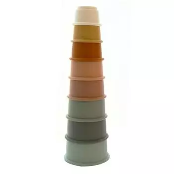 Силиконовый поильник Bebekit Infant Stacking Cup, Good Morning, 1 набор, корейские детские товары