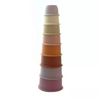 Силиконовый поильник Bebekit Infant Stacking Cup, Good Afternoon, 1 набор, корейские детские товары