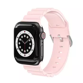 Силиконовый ремешок для Apple Watch, ремешок для часов 44 мм, 45 мм, 42 мм iWatch 40 мм, 38 мм, 41 мм, ремешок для часов Correa, браслет, Apple Watch Serie 7, 3, 5, 6 se 38mm or 40mm or 41mm белый