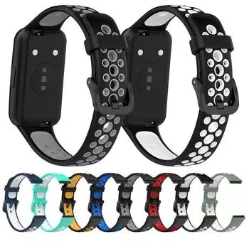 Силиконовый ремешок для браслета для Huawei Band 7/Band 8, сменный ремешок для часов Huawei Band 7 NFC, аксессуары для часов For Huawei Band 7