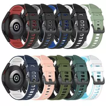 Силиконовый ремешок для Galaxy Watch 4, 44 мм, 40 мм, официальный силиконовый ремешок для часов 4