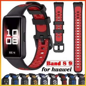 Силиконовый ремешок для Huawei Band 9 8 сменный ремешок для часов аксессуары для браслета браслет для Huawei Band 8 for huawei band 9 8