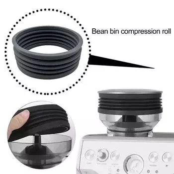 Силиконовый сильфон Barista Express, воронка для одной дозы для эспрессо-машины Breville, аксессуары для чистки порошка, совместимые с BEA01 BEA02S серый