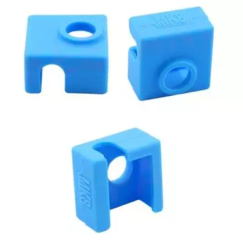 Силиконовый термоблок для 3D-принтера, чехол MK8 Hotend, экструдер, силиконовые изоляционные носки, совместимые чёрный