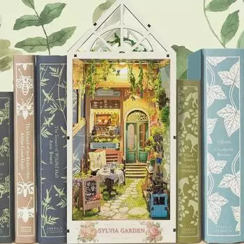 Silvia Garden 3D Кит Космос DIY Подставка для книг Модель Орнамент Silvia Garden - English Version