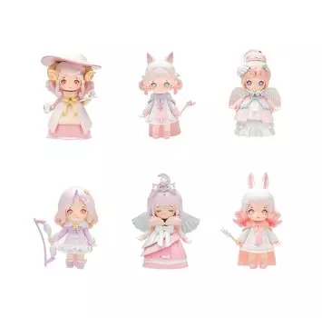 SIMONTOYS LIRORO Pink Castle Series Trading Figure Box of 6 PVC&ABS