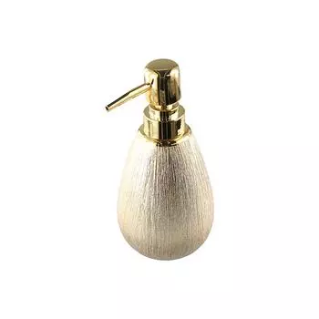 Simple 400ml Ceramic Press Pump Bottles Luxury Nordic Hand Sanitizer Bottle Shower Gel Empty Liquid Dispenser Cosmetic gold