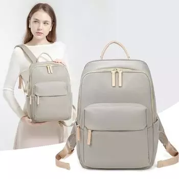 Simple and Versatile Oxford Cloth Backpack with A Large Capacity for Casual Travel