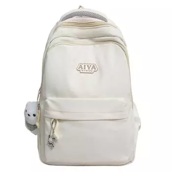 Simple Casual Campus Backpack With Lightweight Design For Travel Or Daily Use