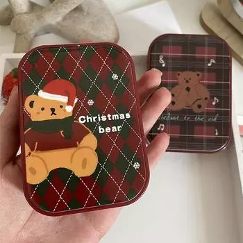 Simple Contact Lens Case Portable Makeup Contact Lens Care Box Double Box Companion Box Storage Box