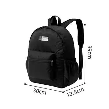 Simple Lightweight Monochrome Leisure Foldable Backpack For Hiking Sports And