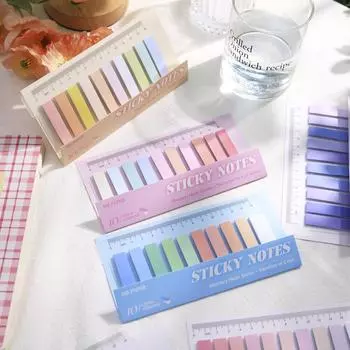 Simple Morandi Color Index Sticky Notes - Memory Node Series (6 Options)