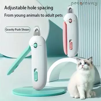 Simple New Adjustable Effortless Splash-proof Professional Cat Dog Nail Clipper Precise Trimming Grooming Tool Pet Nail Scissors Pet Supply Popular Style 1-- Blue