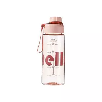 Simple summer water cup ins space cup rope anti-drop sports tumbler simple waterbottle portable cup 650ml
