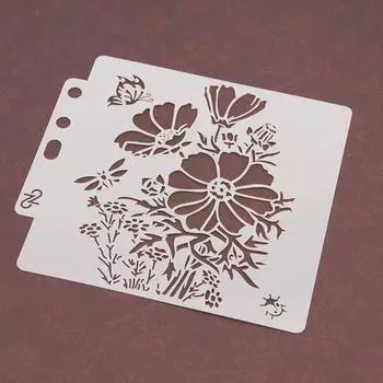 Simplicity 14.1*13 см альбом ремесла трафареты скрапбукинг белая живопись ПЭТ пластиковый трафарет для рисования 1 шт тиснение трафареты S63