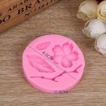 Simplicity Modeling Silicone Mold DIY Tool 3D Kitchen Bakery Form Homes Cake Fondant Roses