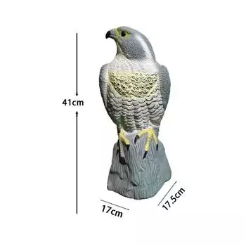 Simulated Model Eagle Ornament With Drive Birds Away For Outdoor Use Pastoral