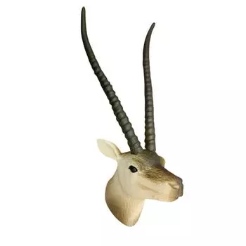 Simulated Wild Animal Head Model PVC Refrigerator Wall Mounted Car Decoration Children s Doll One Size