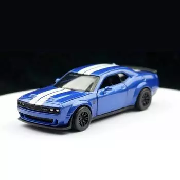 Simulation Challenger Alloy Srt Hellcat Sports Car Model Toy For Display