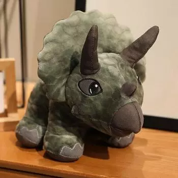 Simulation Pointed-Billed Dinosaur Plush Toy Cute Small Dinosaur Doll Boy Sleeping Doll Children S Day Gift length 30cm, height 20cm