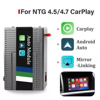 Sinairyu Беспроводной CarPlay Android Auto интерфейс Mirror-Link совместим с Mercedes Benz ML GL Class с NTG4.5/4.7