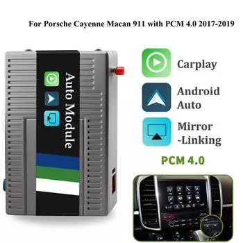 Sinairyu Wireless CarPlay Android Auto Mirror-Link для Porsche Cayenne Macan 911 с PCM 4.0 2017-2019