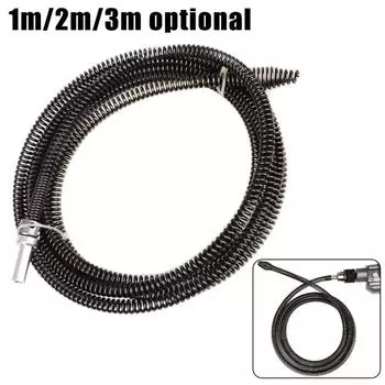 Sinks Basin Pipeline Clogged Remover Tools Drain Cleaner Pipe Dredging Tool 3M Spring Pipe Sewer Pipe Unblocker Bathroom Kitchen