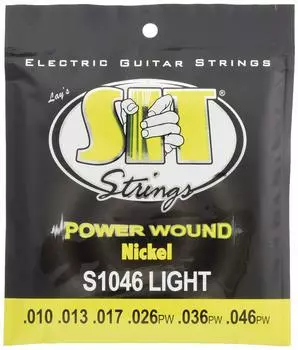 SIT STRINGS Струны для электрогитары PowerWound Light 2 комплекта S1046TP .010-.046 []