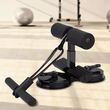 Sit up Bar 3 Регулируемая высота Situp AntiSlip Портативная машина помощи устройство для дома чёрный