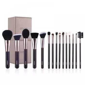 SixPlus 15 Six Plus Dog Brush Set Кисти для макияжа Набор кистей для макияжа Мягкое хранение