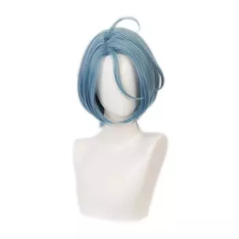 Sizuuenn Ensemble Himeru Himel Blue Wig Cosplay Термостойкий парик Высокотемпературная нить для волос Парик для косплея Специальная сетка для мероприятий Школьные фестивали