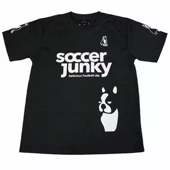 Футболка SJ0699 черная S [Soccer Junkie] чёрный