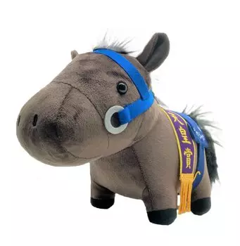 SK Japan Character Fancy Section Thoroughbred Collection GB Plush Toy White-eye McQueen Rice Shower Approx. 27cm (Rice Shower)