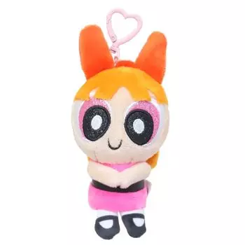 SK Japan Powerpuff Girls Mascot Plush Key RingBlossom