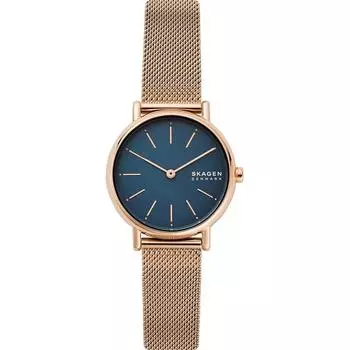 [skagen] Часы Signatur Skw2837 женские обычные импортные розовое золото