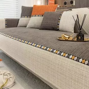 skandinav nak nil kanepe yast rg iin kanepe klf havlu oturma Roon dekorasyon ekleme kaymaz kanepe klf 1 adet 70x70cm 1pcs