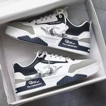 Skateboarding Shoes for Men Male Running Breathable Sports board White Shoes Sneakers Men Shoes Brand Casual Shoes for Men 39 хаки