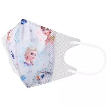 Skater 3-layer non-woven 3D mask for children 7 pieces Disney Frozen 23 MSKS3N-A