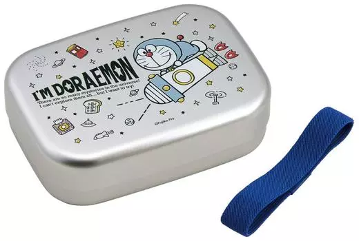 Алюминиевый ланч-бокс Skater 370 мл Doraemon Space Stroll Сделано в Японии Детский ALB5NV-A