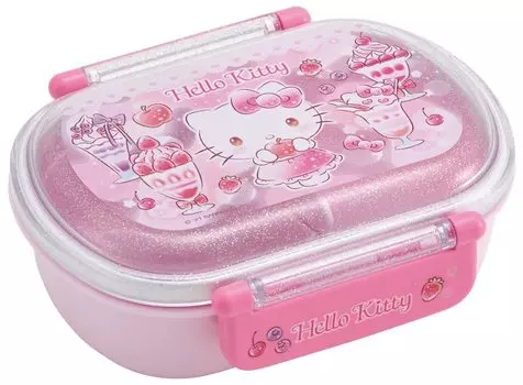 Skater Антибактериальный ланч-бокс Fluffy 360 мл Hello Kitty Sweets Sanrio Girls Сделано в Японии Детский QAF2BAAG-A