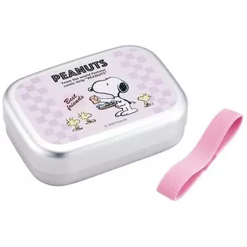 Skater Bento Box 370 мл алюминиевая теплая посуда совместима с поясом для ланча для детей Snoopy 80s Cafe Сделано в Японии ALB5NV-A