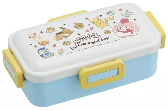 Skater Bento Box 530 мл антибактериальная пушистая крышка-купол для женщин сделано в Японии Pokemon Cafe Art PFLB6AG