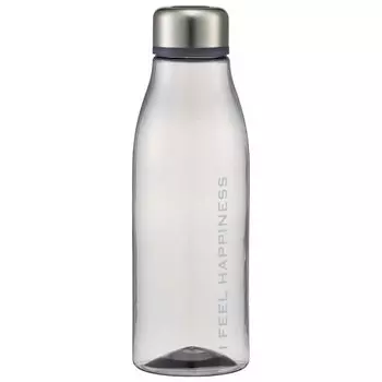 Skater Direct Drinking Water Bottle Plastic 750ml Gray with Tea Strainer Adult Lightweight See-Through PTY8-A серый