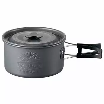 Skater Outdoor Aluminum Pot with Lid 16cm Folding Handle LIVENATURE AN17