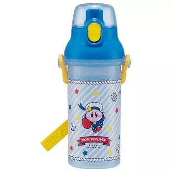 Skater Plastic Water Bottle 480ml One Push Antibacterial Child Friendly Lightweight Antibacterial Treatment Made in Japan Dream Land PSB5SANAG