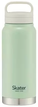 Skater Stainless Steel Mug Bottle 500ml with Screw Handle Dull Green Thermal/Cold STSC4-A
