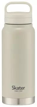 Skater Stainless Steel Mug Bottle 500ml with Screw Handle Dull Gray Thermal/Cold STSC4-A