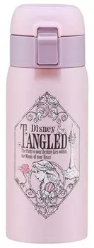 Skater Vacuum Double Structure Direct Drinking Stainless Steel Mug Bottle One Touch Open 350ml Disney Rapunzel Thermal/Cold STOT3-A