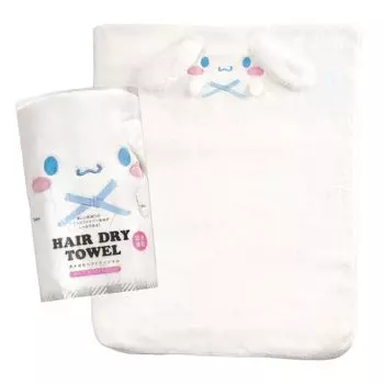 Skater Water Absorbent Quick Drying Hair Drying Towel Cinnamoroll Sanrio Height 40 x Width 100cm TOH1-A